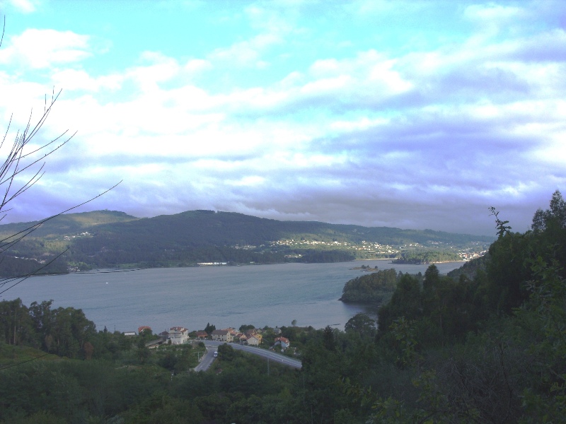 Weids uitzicht over de Ría de Vigo