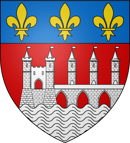 Bestand: Blason ville fr Saintes (Charente-Maritime) svg.